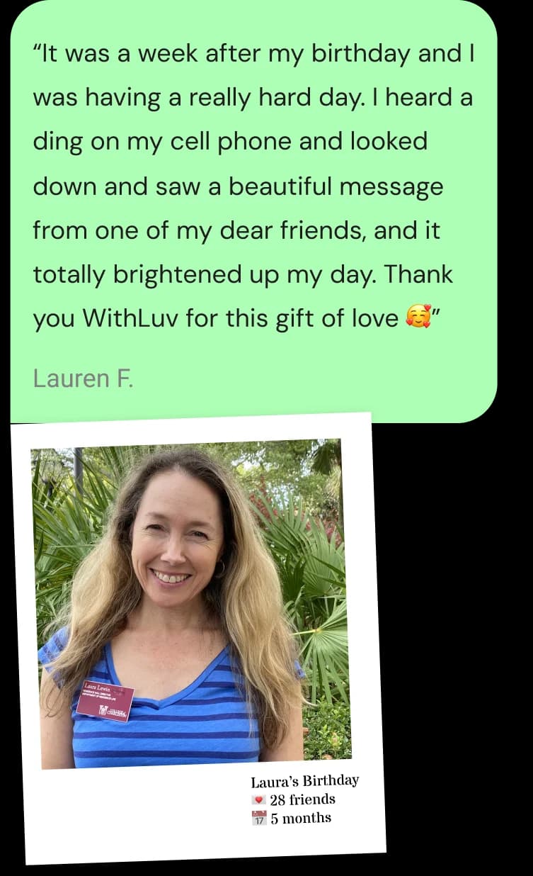 Laura's testimonial